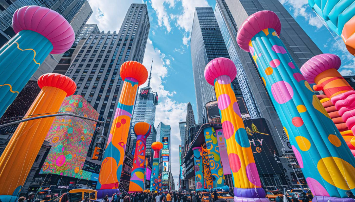 Comment les structures gonflables révolutionnent la publicité moderne