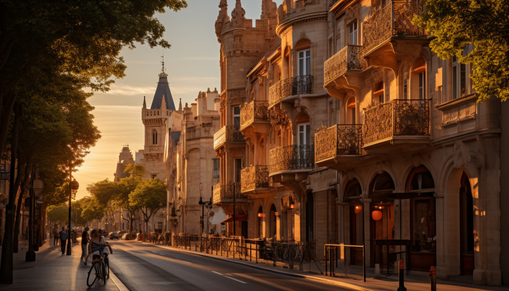 Deux caractères principaux de Montpellier Hérault